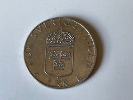 Münze Schweden, 1 Krone, 1999, King Carl XVI Gustav