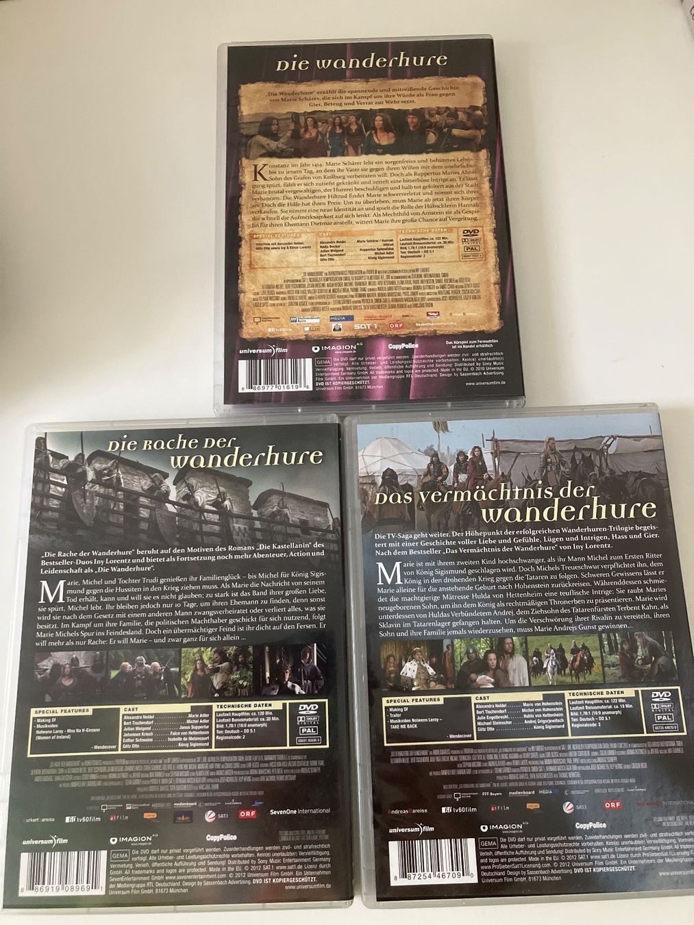 Alle DVDs: Die Wanderhure - Trilogie (DVDs) – Gebraucht aus Arbon von JoJoAs 1