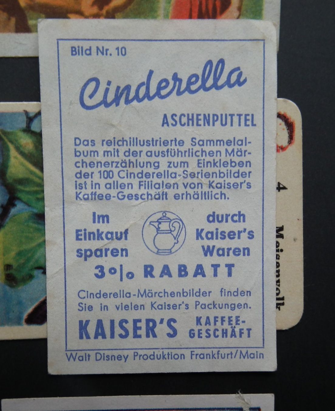 Carte collezionabili: Alte Sammelbildli  Diverse  Steinfels, Wagner  Diverse – Usato da Kriens venduto da WULLU99 2