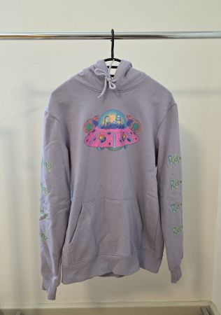 Violetter Hoodie Rick & Morty