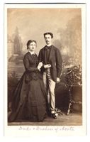 Fotografie Amadeus I. von Spanien mit Fr