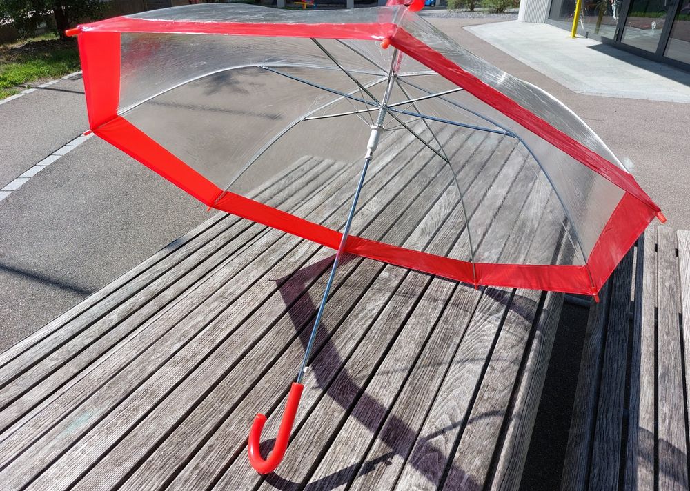 Helden Regenschirm Für Kinder - Transparente Kuppel 59,7cm