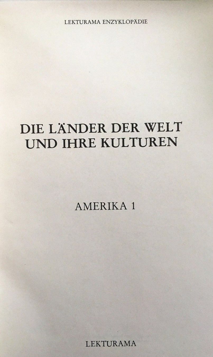 Libri: Amerika 1 -- Die Länder der Welt – Nuovo (secondo la descrizione) da Oftringen venduto da Vucki 2