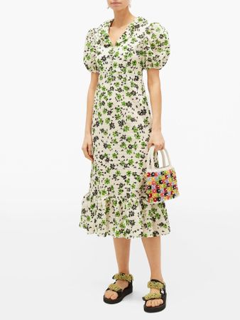 Shrimps Oakley seersucker midi dress UK12 (EU40)