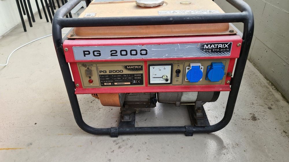 Matrix PG 2000 Stromerzeuger / Generator (Gebraucht) in Ebikon für CHF ...