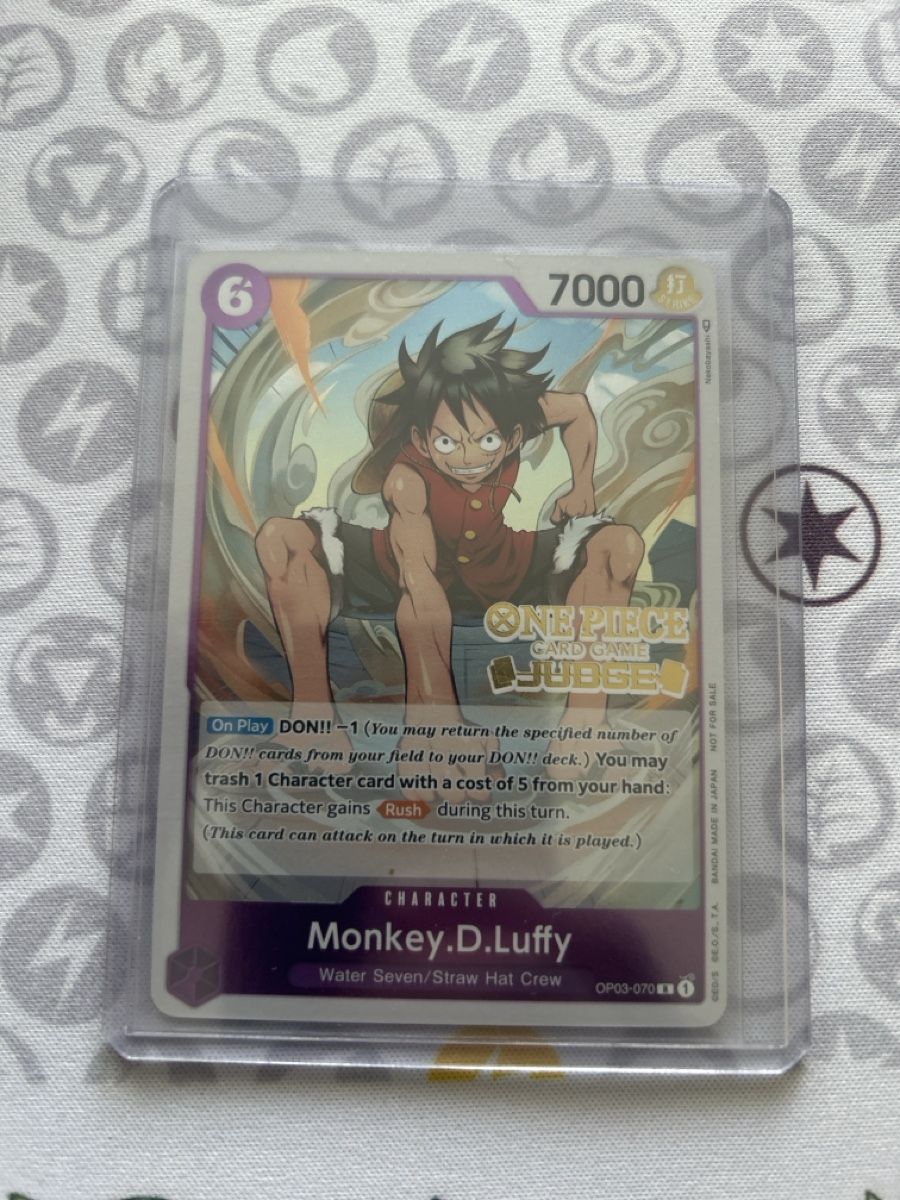 Bandai Carte collezionabili: Luffy Judge card OP03-070 – Nuovo (secondo la descrizione) da Zürich venduto da AinzCHF