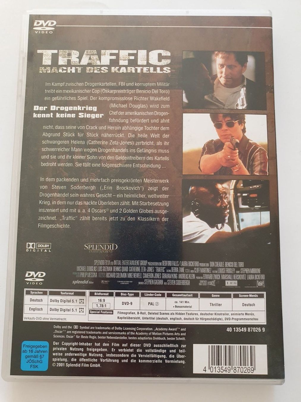 Tutti i DVDs: Traffic - Macht des Kartells – Usato da Oberdorf BL venduto da BaldenEagle 1