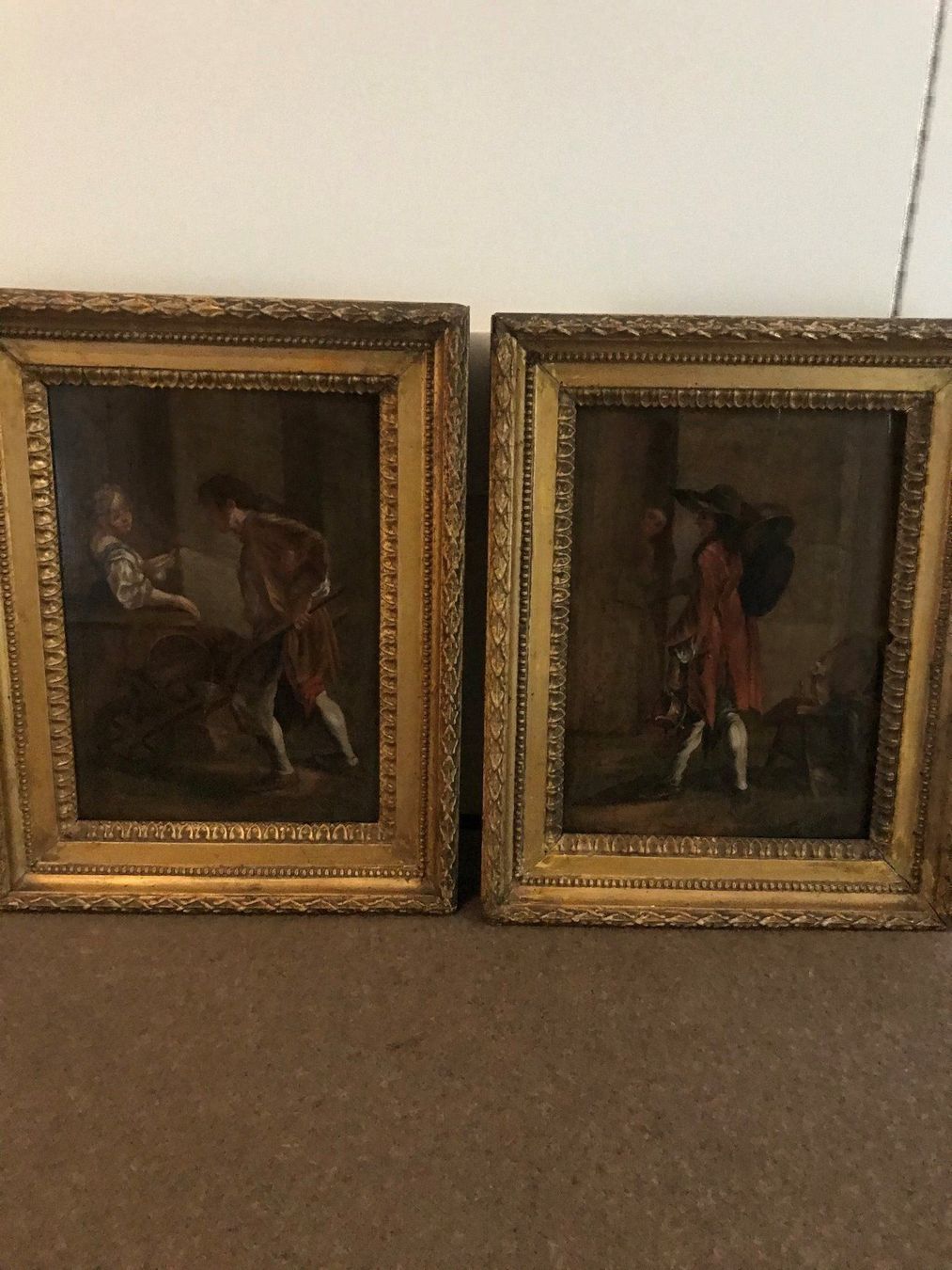 Gemälde: zwei Oelgemälde auf Holz, 18. JH – Gebraucht aus Zürich von Louis_xvi 2