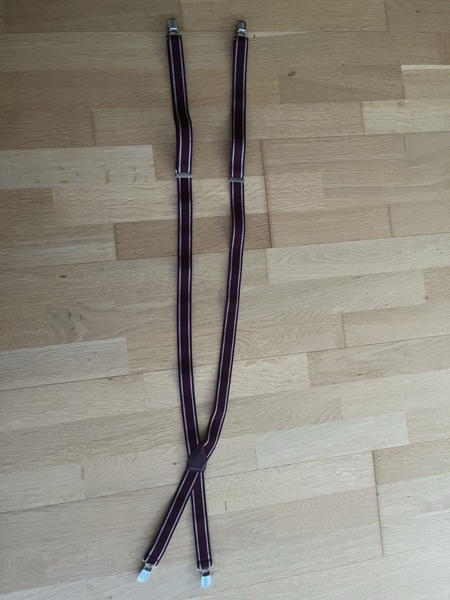 Sonstige Kleidung & Accessoires: Hosenträger rot gestreift – Gebraucht aus Ostermundigen von yannip 1