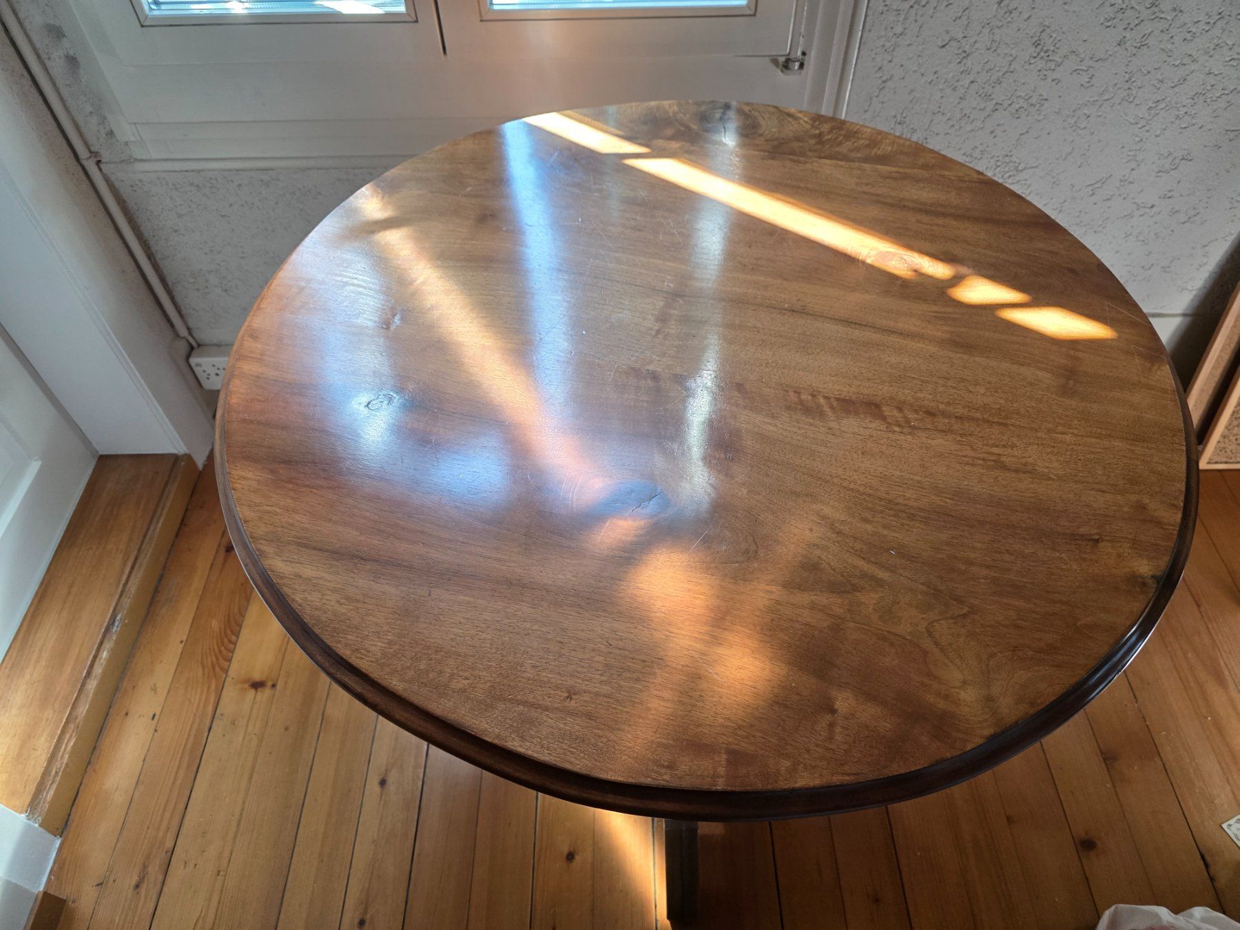 Tavoli: antiker runder Holz Tisch 93 cm – Usato da Walterswil BE venduto da Lonitti 2