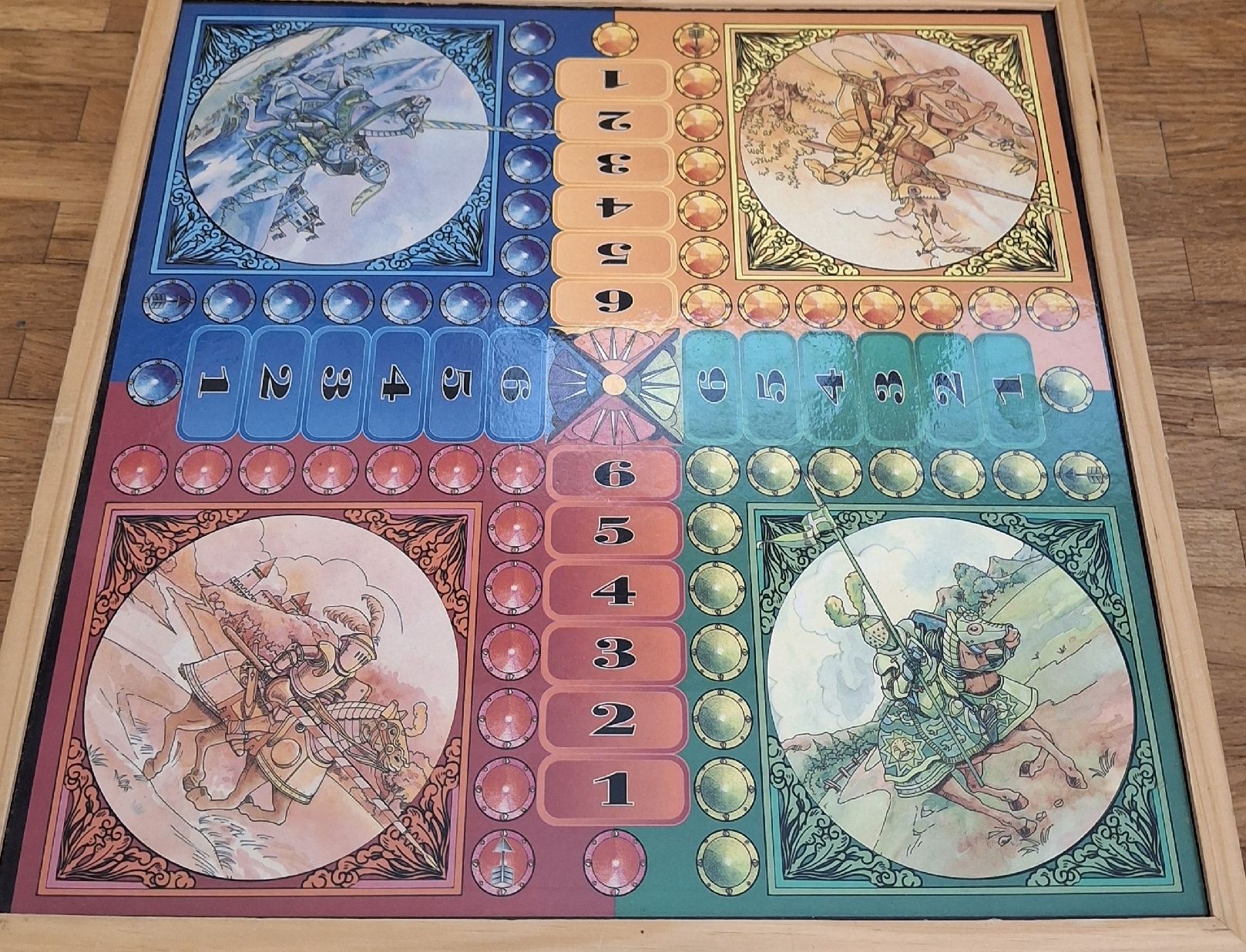 Giochi: Vintage Knights Board Game, Medieval Theme, 4 Player – Usato da Genève venduto da alberts_reisons 1
