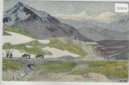 Pro Juventute - Passo del Gattardo - Litho