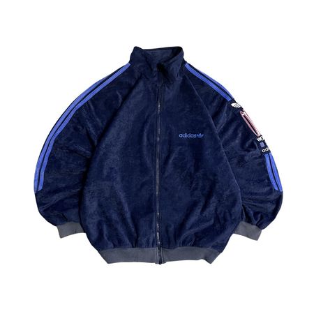 Vintage Adidas Peach Skin Zipped Jacket (M)