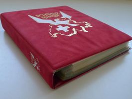 1988-1993, Schweiz Spezial-Sammlung in rotem Album.