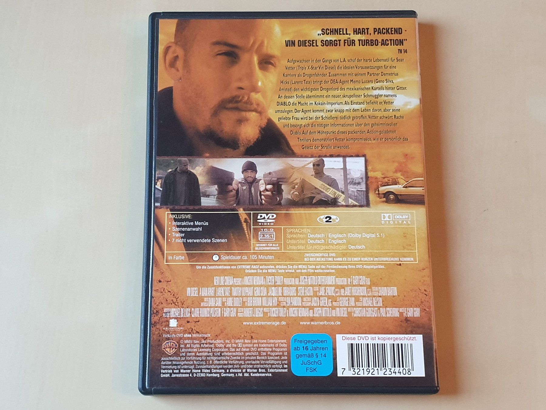 Alle DVDs: Extreme Rage – Gebraucht aus Stansstad von collectorsshop 1