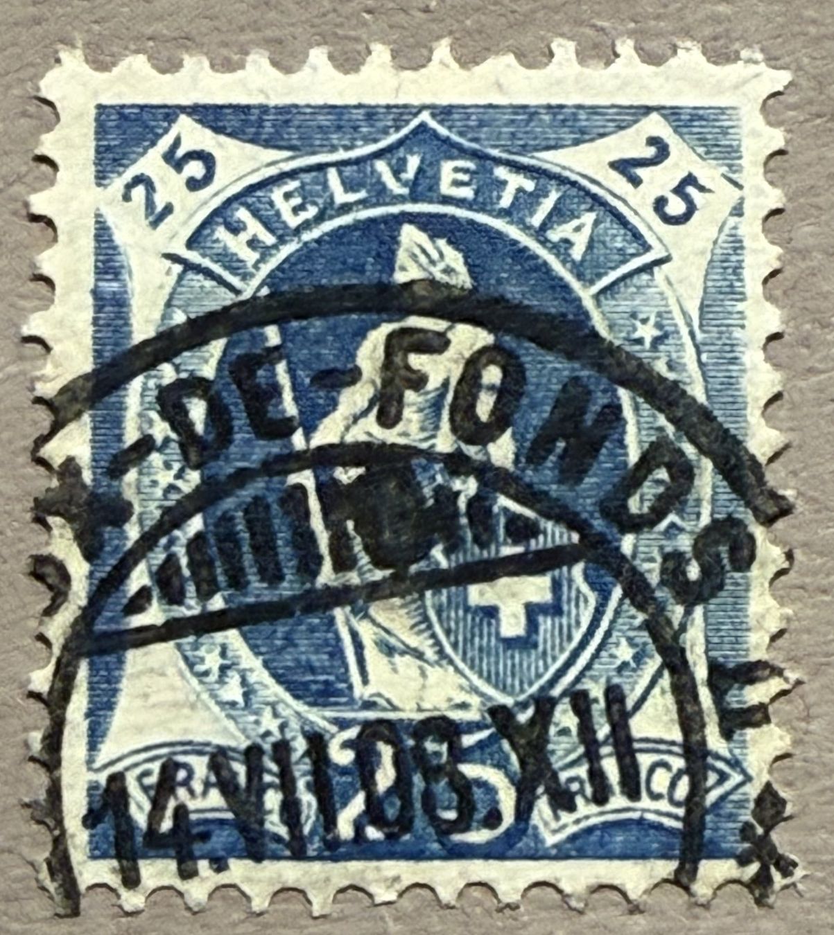Tutti i francobolli: 95A Stempel Chaux de Fonds – Usato da Steinhausen venduto da yukon26