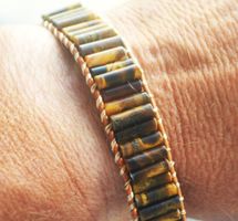 Armband E-01 – Tigerauge verstellbar
