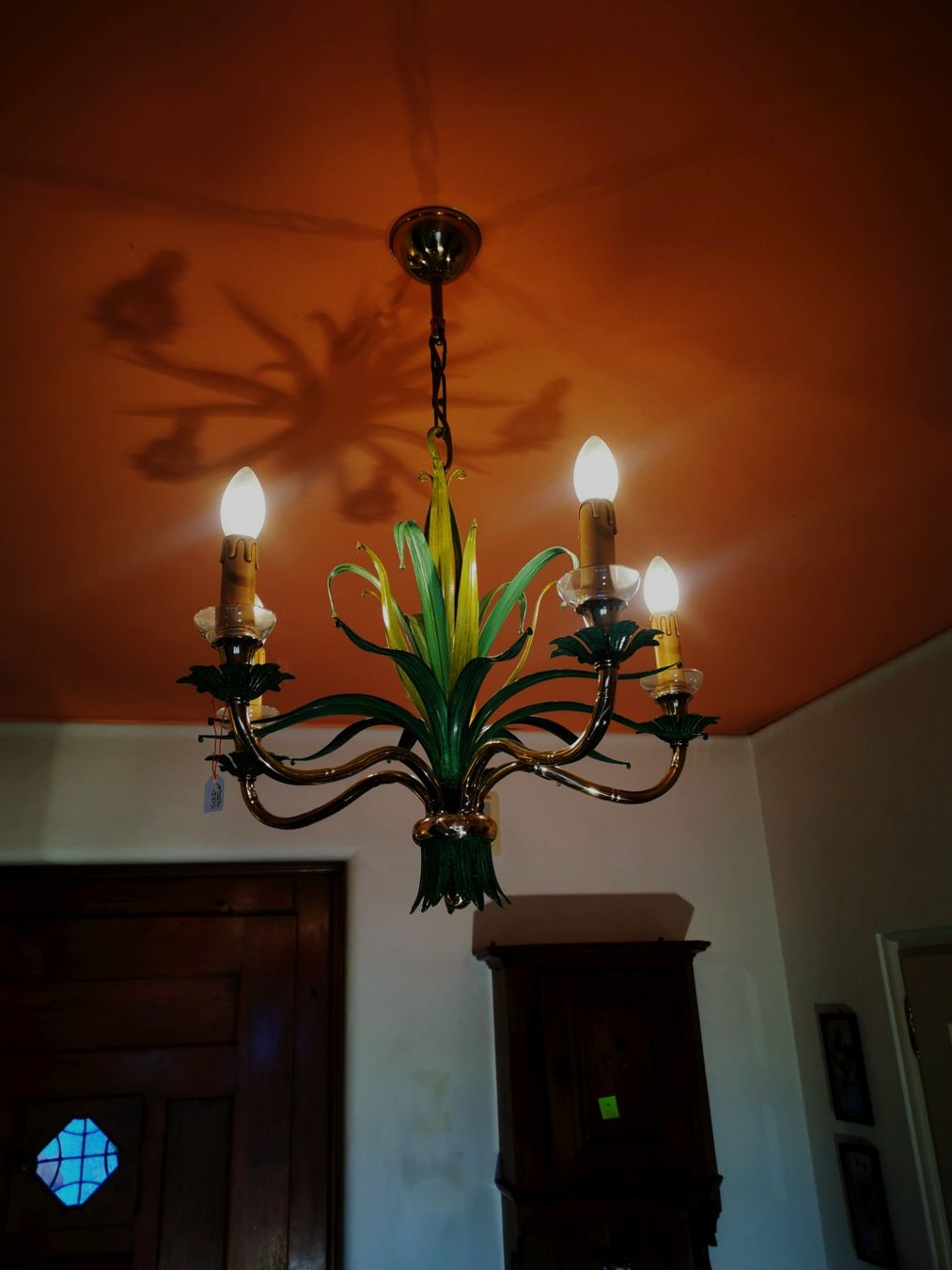 Lampadari & plafoniere: 5-armige florale Deckenlampe Lüster – Usato da Dübendorf venduto da aschiduebendorf 3