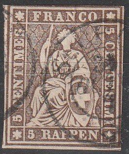 Tous les timbres: Schweiz-Strubel Nr.22G – D'occasion à uttwil par koe_z8jm