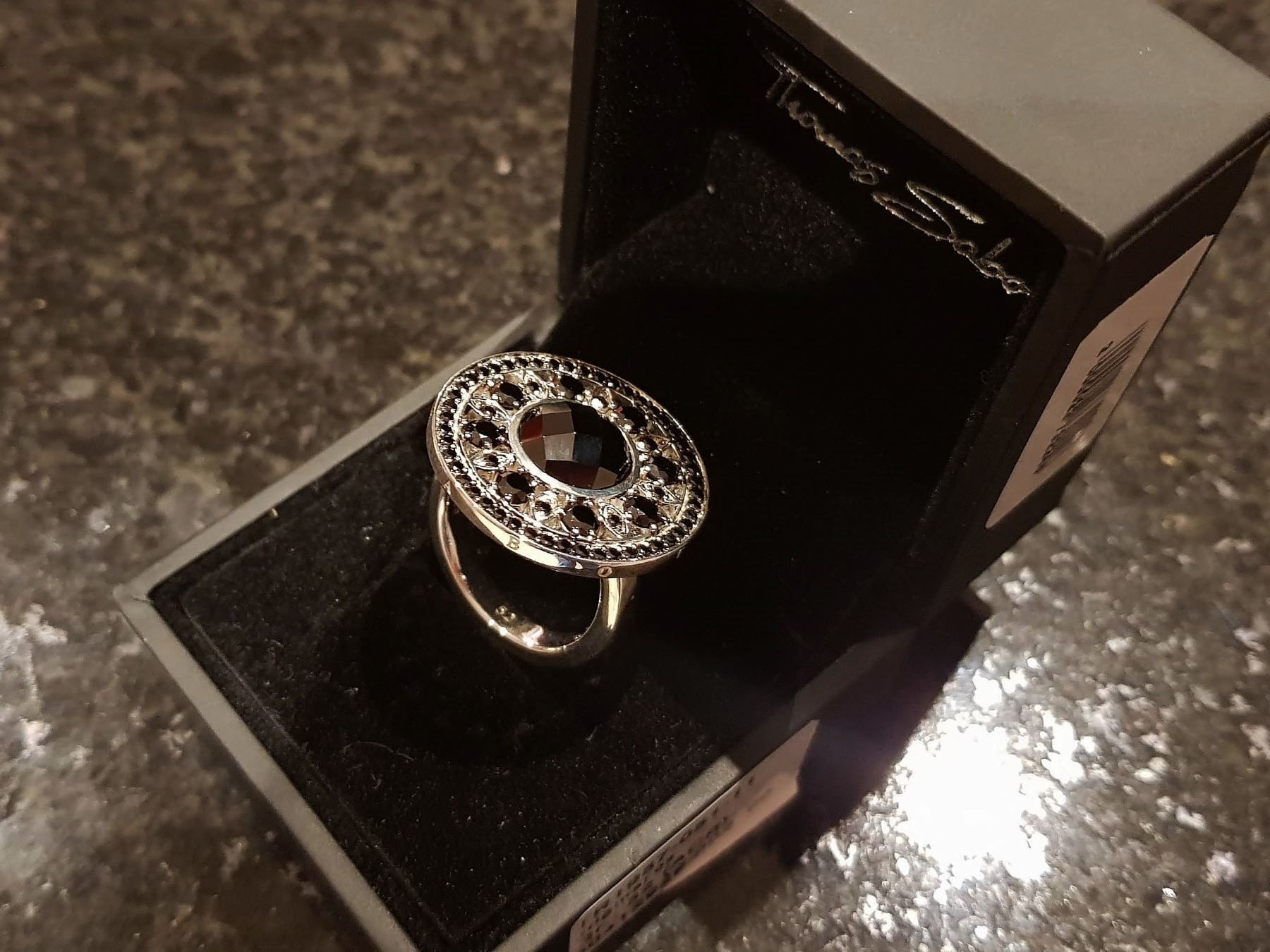 Thomas Sabo Anelli: Thomas Sabo Sterlingsilber Ring Gr.52 – Nuovo e nell'imballaggio originale da Reinach AG venduto da innamac
