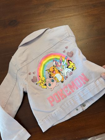 H&m Jeansjacke Grösse 104 Pokémon Motiv Frühling 