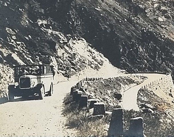Cartoline postali: Grimselpass - Rhonegletscher - altes Postauto - 1929 – Usato da Rothrist venduto da RROENK 1