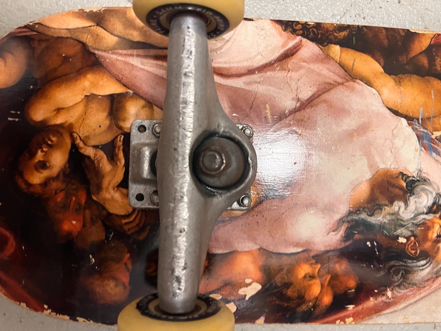 Skateboards: Skateboard Deck mit Kunstdruck Fresko-Motiv – Usato da Jona venduto da Humpimumpi 2