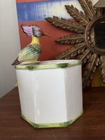 Vase oiseau décoratif vintage en céramique, printemps