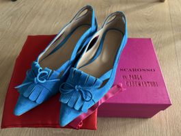 Königsblaue Ballerina von Scarosso, Gr. 37
