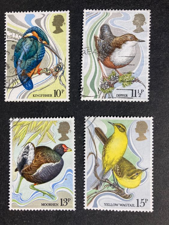 Grossbritannien 1980 Satz Vögel gestempelt 1