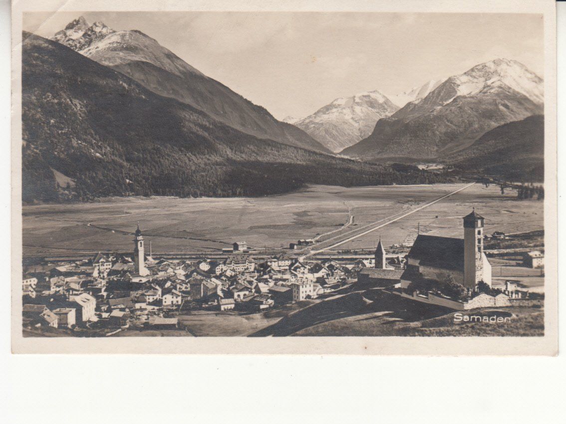 Cartes postales: Samaden 1927 – D'occasion à Bürglen TG par StampGraf