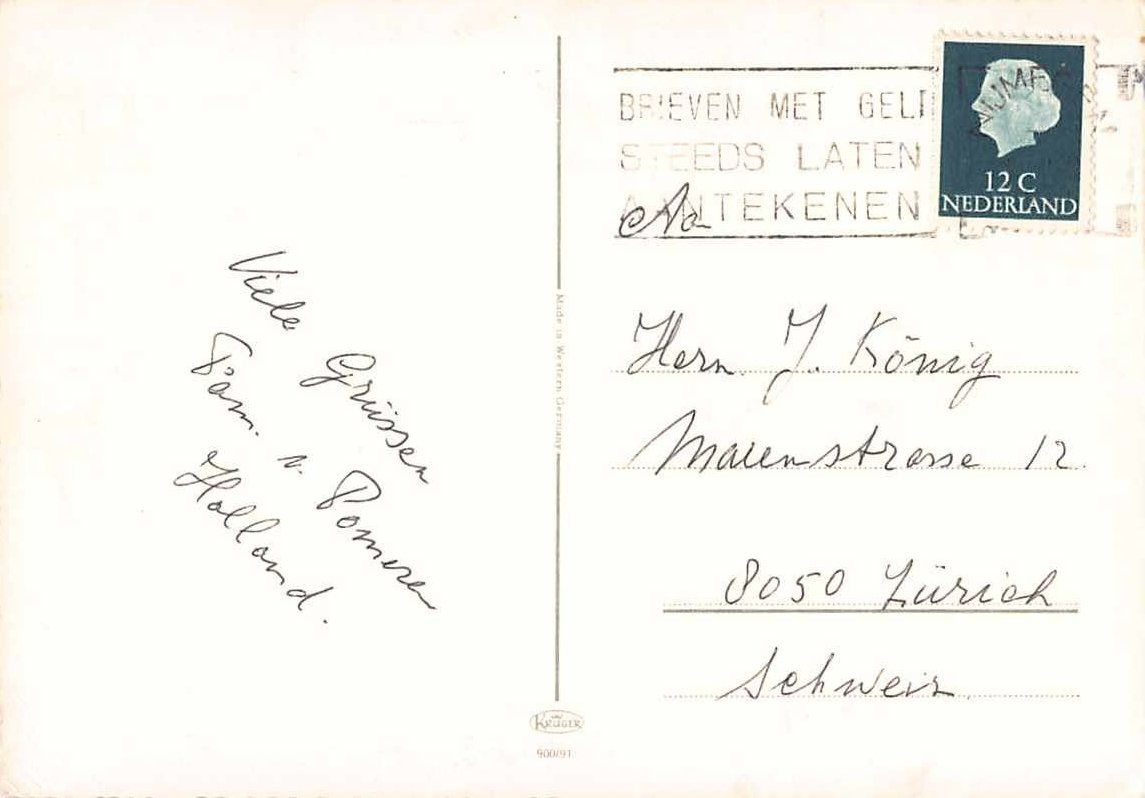 Cartoline postali: Werbekarte VAT69 um 1965 – Usato da Winterthur venduto da SchatzchischtliWinti 1