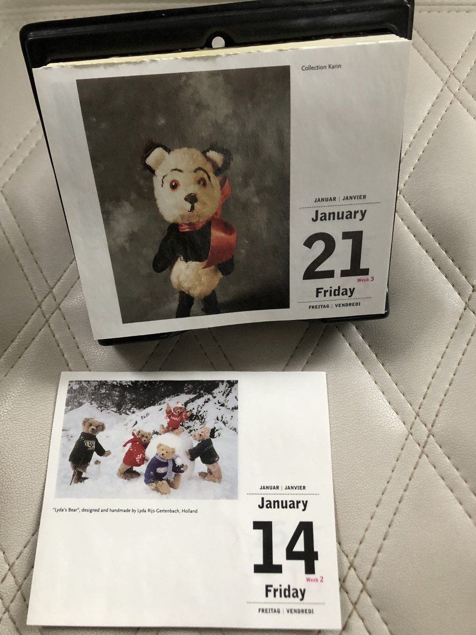 Calendari: Unvollständiger Bärenkalender mit süssen Bildern – Usato da Winkel venduto da Kade50 1