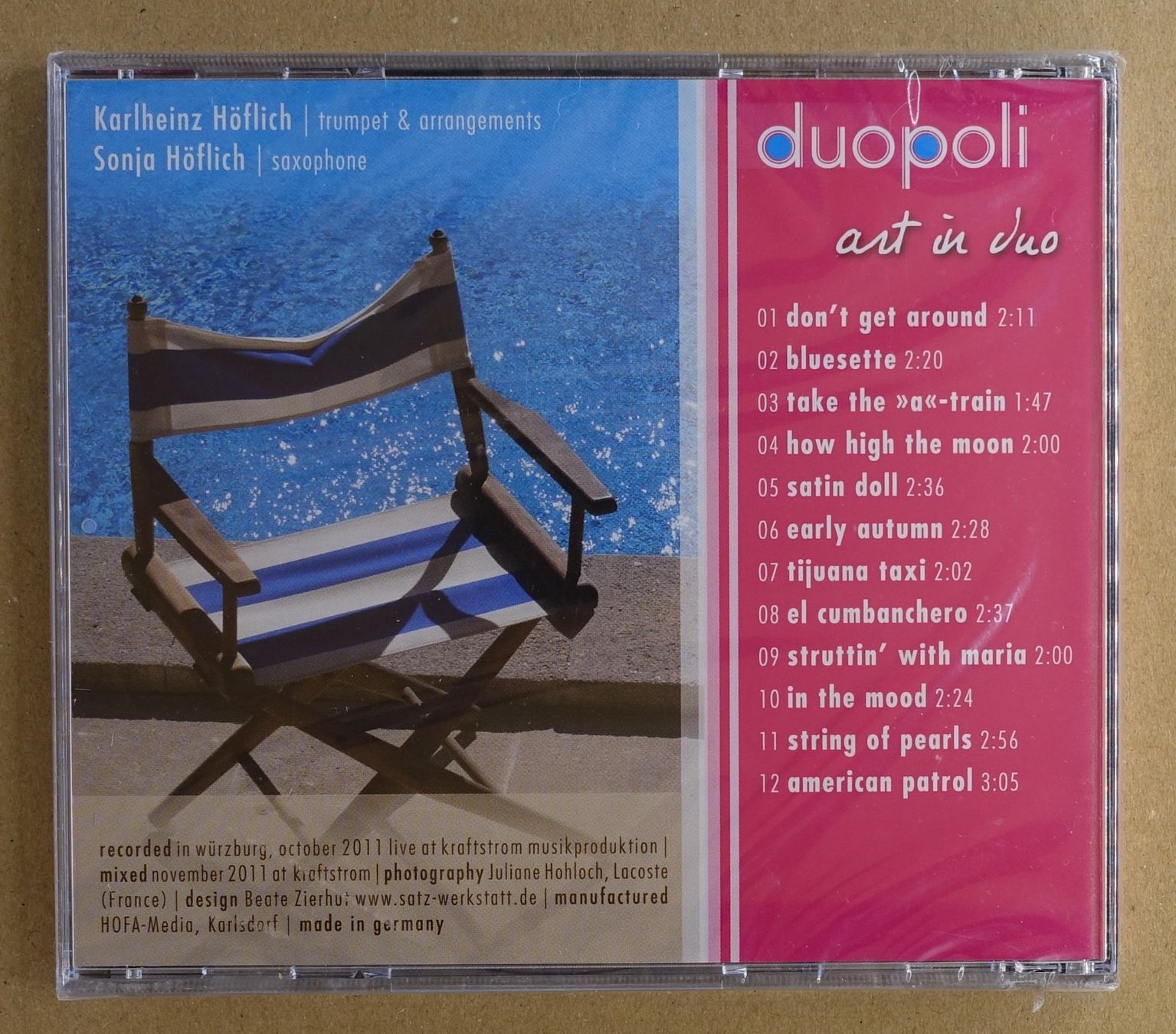 CDs: Duopoli - Art In Duo - D15 – Neu und originalverpackt aus Sessa von discoverymedia 1
