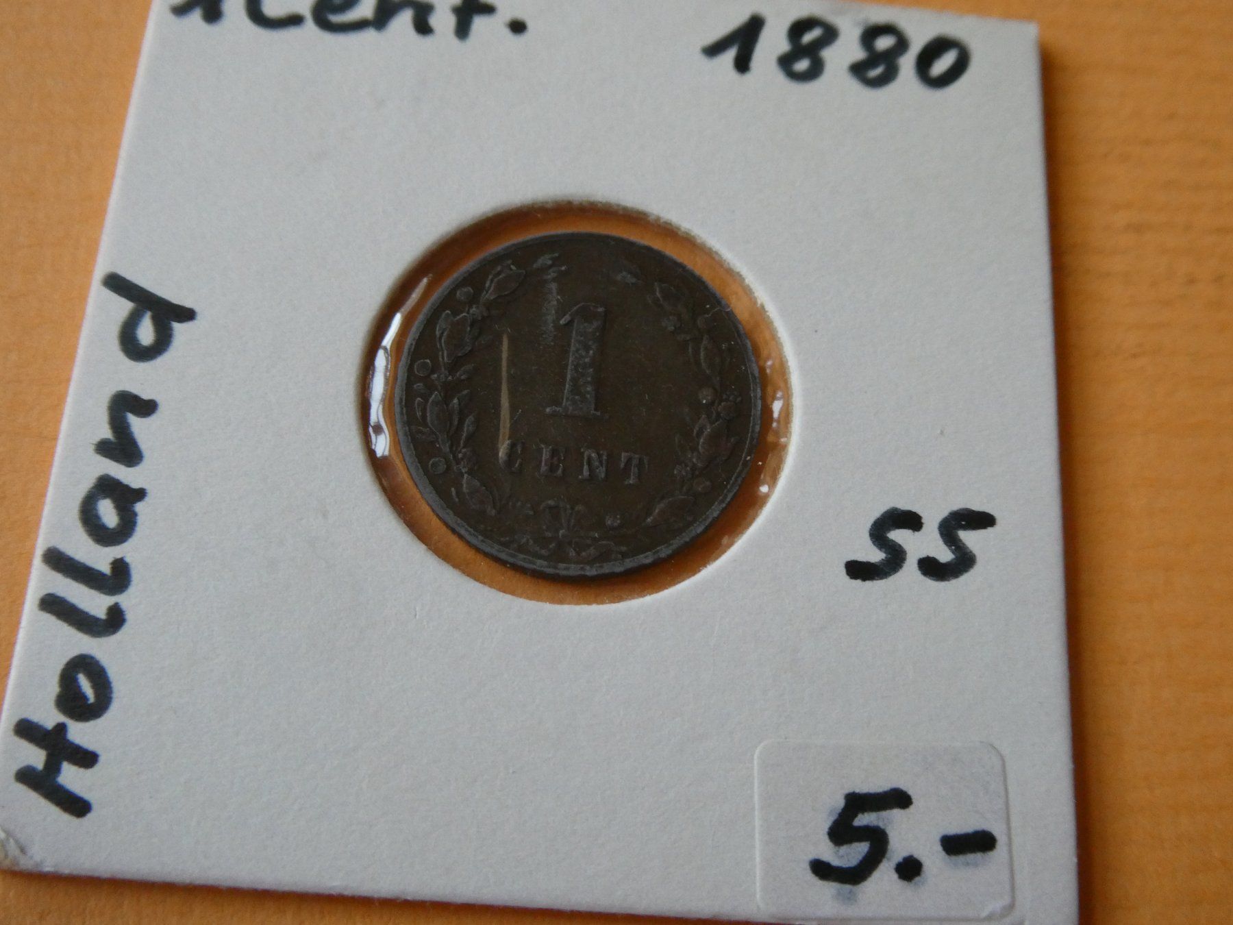 Tutti le monete: Niederlande 1880, 1 Cent – Usato da Hinterforst venduto da Rohusri