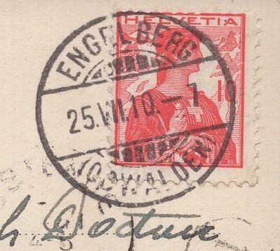 Ansichtskarten: Engelberg  Generalansicht   1910 – Gebraucht aus Aarau von kufi44 3
