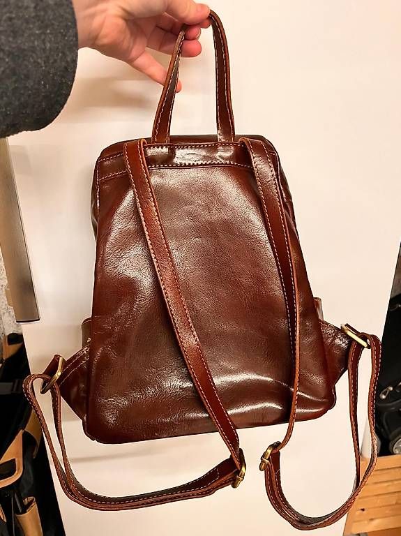 Zaini: Handgefertigter italienischer Lederrucksack – Usato da Reichenburg venduto da Robin0852 4