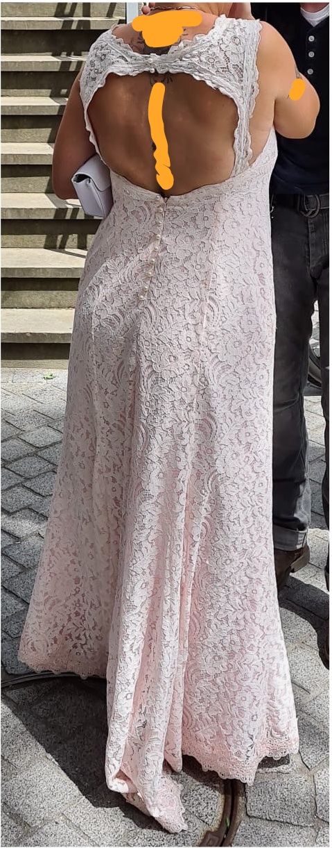 Vestiti: Wunderschönes Hochzeitskleid Weiss - Rosa – Usato da Embrach venduto da Schnufi66 1