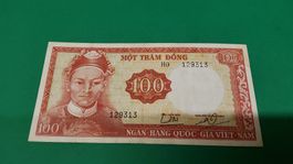 Seltene 100 Dong Banknote aus Vietnam, Top Zustand!