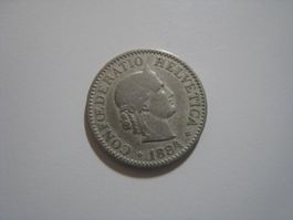 10 Rappen 1884   ss+    (122)