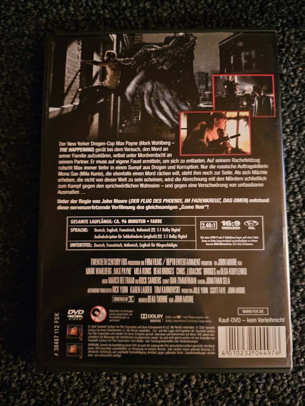 Tutti i DVDs: MAX PAYNE (13887) – Usato da Ruswil venduto da M71 1
