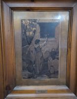 Wandbild La Gitanilla nach E. Hebert Holzrahmen 