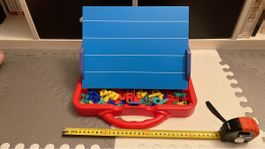 Lernspielzeug Buchstabenkoffer rot/blau (Englisch )