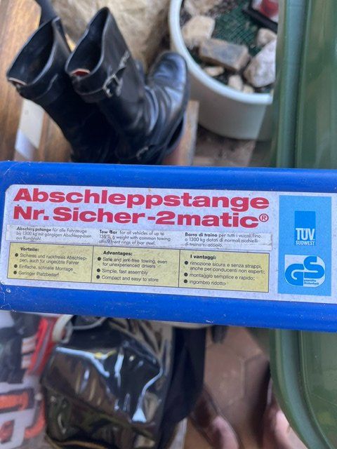 Tutti pezzi di ricambio auto: Profi-Abschleppstange für Kofferraum – Nuovo e nell'imballaggio originale da Hersberg venduto da Jeep56