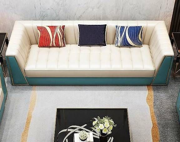 Divani: 6-piece Leather Sofa Set with Tables - Various Colors Avai – Usato da Zug venduto da jvmoebel-schweiz 3
