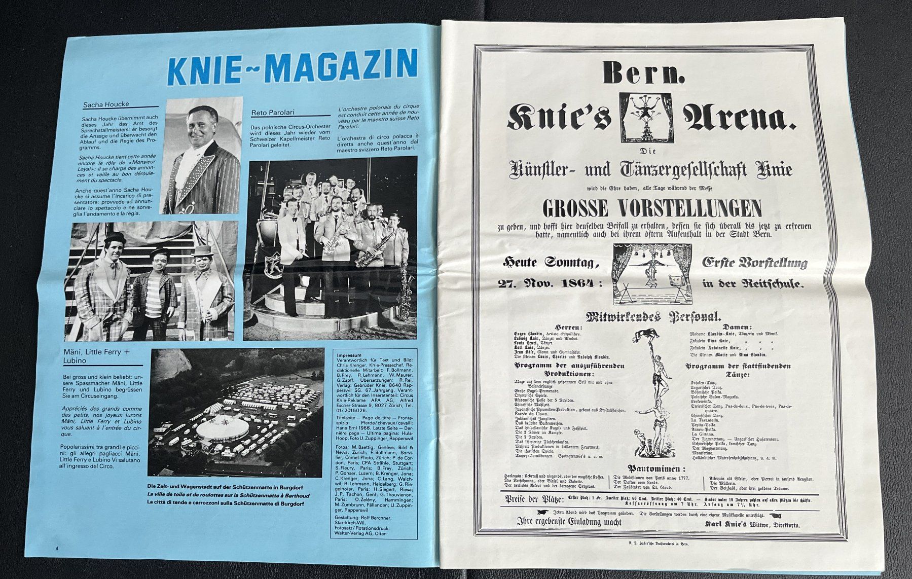 Riviste & Magazine: Circus Knie Programmheft 1985 - Rarität! – Usato da Bern venduto da daskannweg 3