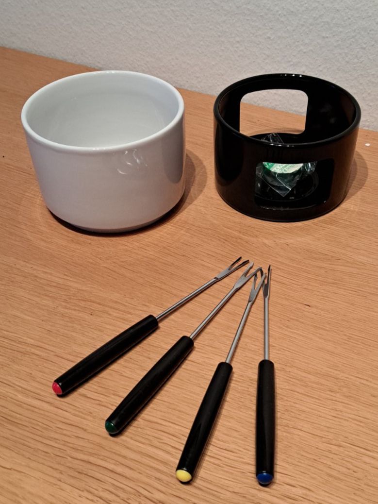Set di piatti: Schokoladen-Fondue-Set – Nuovo e nell'imballaggio originale da Rothenburg venduto da Nickbeni 4