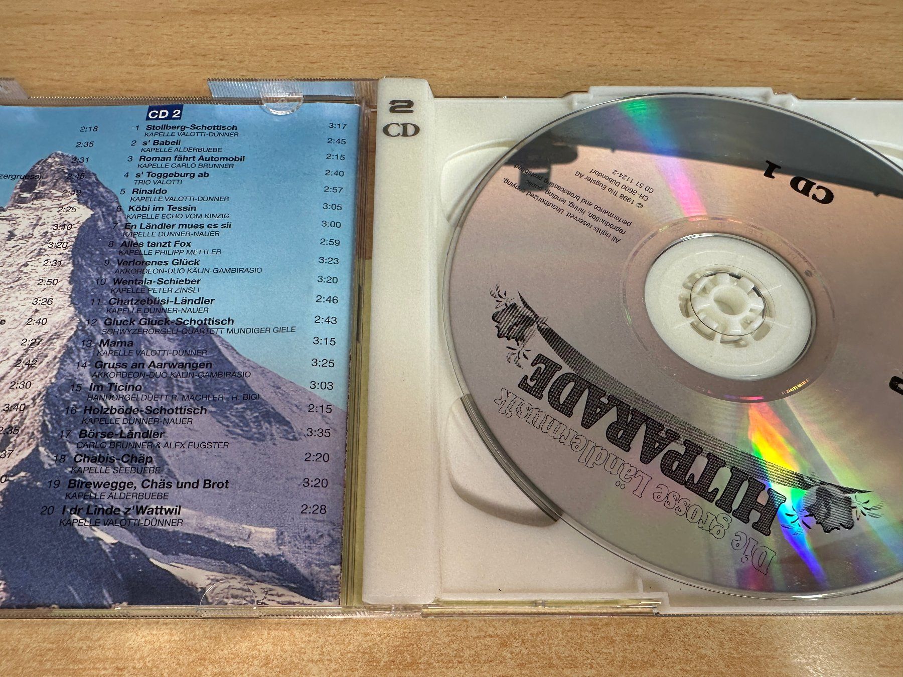 CD: X0 Various - Grosse Ländlermusik Hitparade - 2 CD – Usato da Rikon im Tösstal venduto da Alpenmutz 2