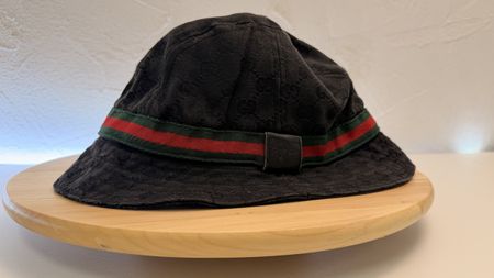 Gucci Bucket Hat XL, Schwarz,  für den Sommer!