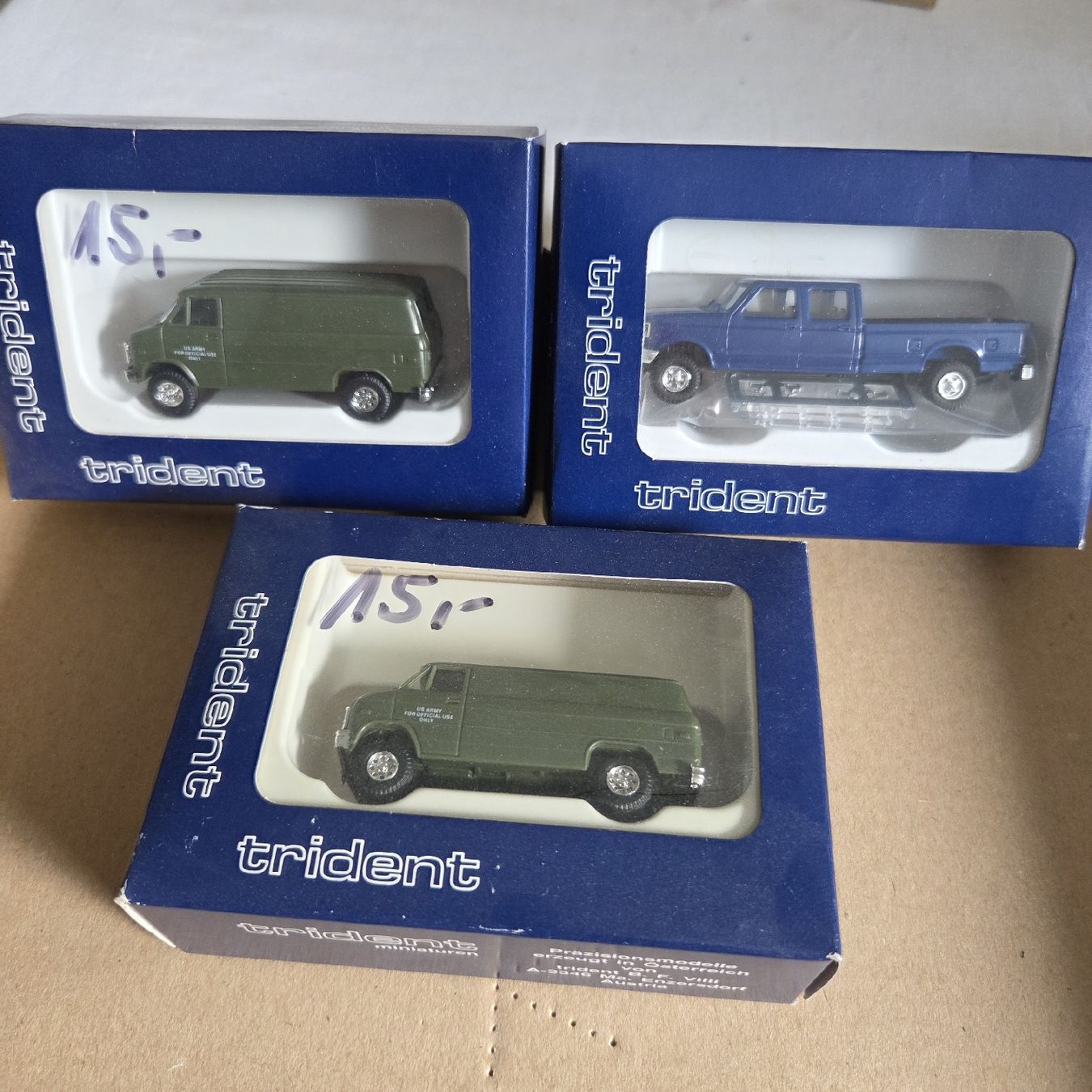 Modellini d'auto: Trident Modellautos 3er Set  1:87 – Nuovo (secondo la descrizione) da Stans venduto da Ducati16